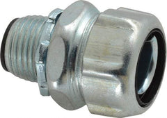 Thomas & Betts - 1/2" Trade, Steel Threaded Straight Liquidtight Conduit Connector - Insulated - Eagle Tool & Supply