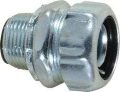 Thomas & Betts - 3/4" Trade, Steel Threaded Straight Liquidtight Conduit Connector - Insulated - Eagle Tool & Supply