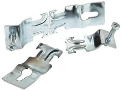 Thomas & Betts - 1-1/4" Pipe, 14 Gauge" Pipe or Conduit Clamp - Silver Galvanized, 600 Lb Capacity, All Conduit - Eagle Tool & Supply