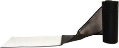 Aleco - Black Top & Clear Bottom Replacement Vinyl Strip Standard Dock Curtain Strips - 8" Wide x 7' Long x 0.014" Thick, PVC - Eagle Tool & Supply
