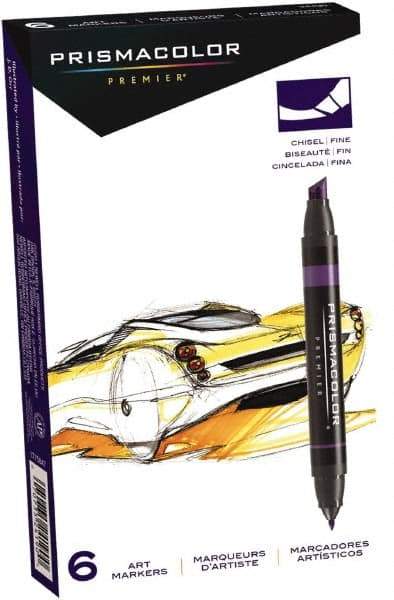 Prismacolor - Magenta Art Marker - Brush Tip, Alcohol Based Ink - Eagle Tool & Supply