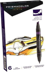 Prismacolor - Magenta Art Marker - Brush Tip, Alcohol Based Ink - Eagle Tool & Supply