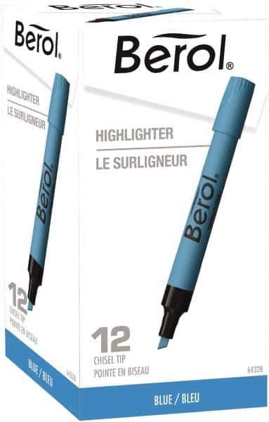 Sharpie - Blue Highlighter - Chisel Tip, AP Nontoxic Ink - Eagle Tool & Supply