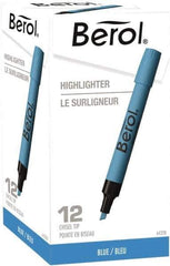 Sharpie - Blue Highlighter - Chisel Tip, AP Nontoxic Ink - Eagle Tool & Supply