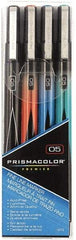 Prismacolor - Black, Blue, Green, Red Art Marker - Fine Tip, Alcohol Based Ink - Eagle Tool & Supply