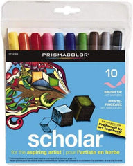 Prismacolor - Assorted Colors, Art Marker - Brush Tip, Alcohol Based Ink - Eagle Tool & Supply