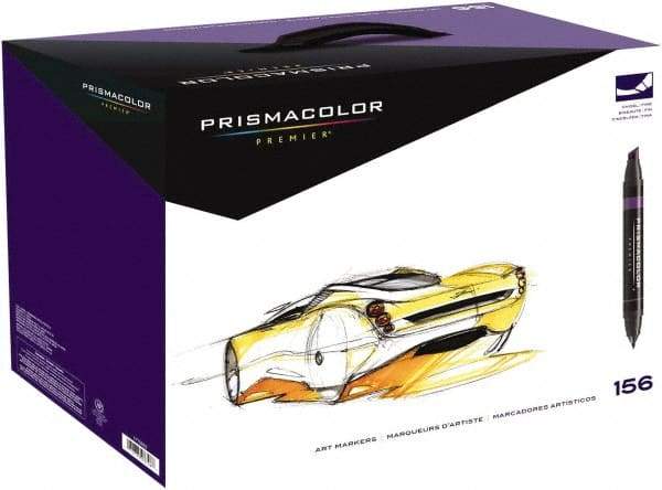 Prismacolor - Assorted Colors, Art Marker - Chisel Tip, Alcohol Based Ink - Eagle Tool & Supply