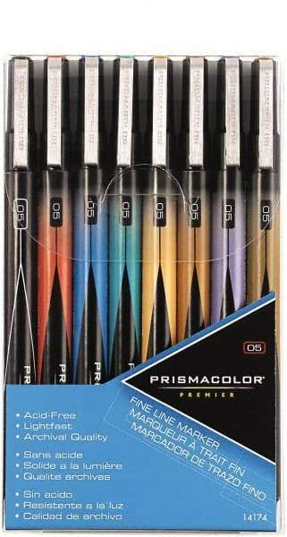 Prismacolor - Assorted Colors, Art Marker - Fine Tip, Alcohol Based Ink - Eagle Tool & Supply