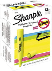 Sharpie - Fluorescent Yellow Highlighter - Chisel Tip, AP Nontoxic Ink - Eagle Tool & Supply