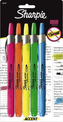 Sharpie - Assorted Colors, Highlighter - Chisel Tip, AP Nontoxic Ink - Eagle Tool & Supply