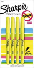 Sharpie - Fluorescent Yellow Highlighter - Chisel Tip, AP Nontoxic Ink - Eagle Tool & Supply