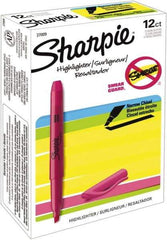 Sharpie - Fluorescent Pink Highlighter - Chisel Tip, AP Nontoxic Ink - Eagle Tool & Supply