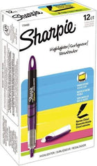 Sharpie - Purple Highlighter - Chisel Tip, AP Nontoxic Ink - Eagle Tool & Supply