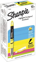 Sharpie - Fluorescent Yellow Highlighter - Chisel Tip, AP Nontoxic Ink - Eagle Tool & Supply