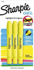 Sharpie - Fluorescent Yellow Highlighter - Chisel Tip, AP Nontoxic Ink - Eagle Tool & Supply