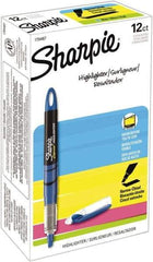 Sharpie - Blue Highlighter - Chisel Tip, AP Nontoxic Ink - Eagle Tool & Supply