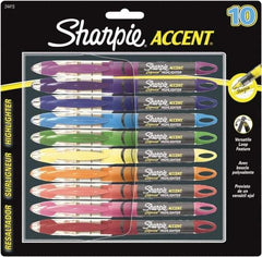 Sharpie - Assorted Colors, Highlighter - Chisel Tip, AP Nontoxic Ink - Eagle Tool & Supply