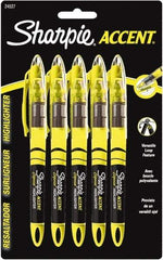 Sharpie - Fluorescent Yellow Highlighter - Chisel Tip, AP Nontoxic Ink - Eagle Tool & Supply