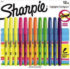 Sharpie - Assorted Colors, Highlighter - Chisel Tip, AP Nontoxic Ink - Eagle Tool & Supply