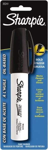 Sharpie - Black Paint Marker - Bold Tip - Eagle Tool & Supply