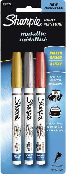 Sharpie - Gold, Silver, Copper Paint Marker - Extra Fine Tip - Eagle Tool & Supply