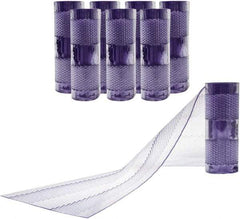 Aleco - Clear Replacement Vinyl Strip Standard Dock Curtain Strips - 12" Wide x 8' Long x 1/8" Thick, PVC - Eagle Tool & Supply