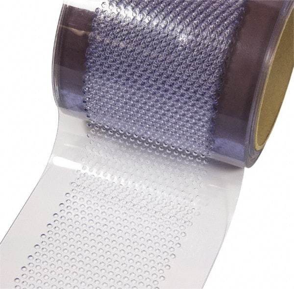 Aleco - Clear Replacement Vinyl Strip Standard Dock Curtain Strips - 12" Wide x 200' Long x 1/8" Thick, PVC - Eagle Tool & Supply