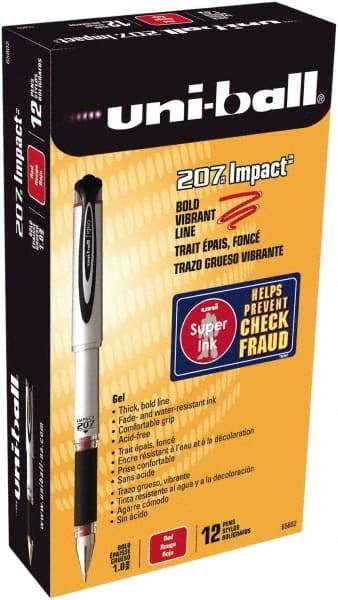 Uni-Ball - 1mm Stick Pen - Red - Eagle Tool & Supply