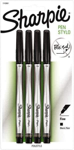 Sharpie - Fine Point Porous Point Pen - Black - Eagle Tool & Supply