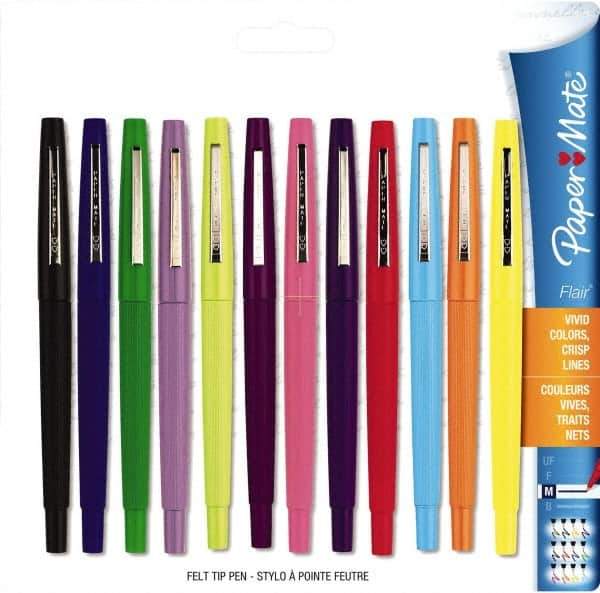 Paper Mate - Medium Porous Point Pen - Assorted Colors - Eagle Tool & Supply