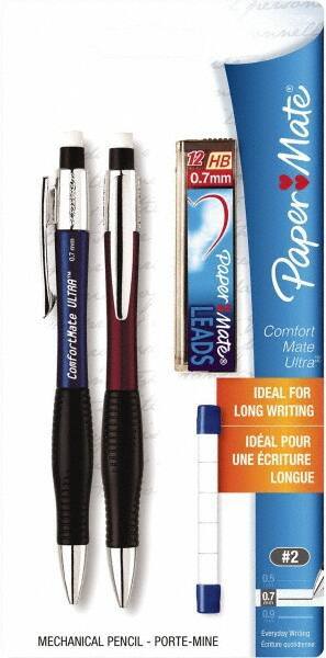 Paper Mate - 0.7mm Lead Mechanical Pencil - Black - Eagle Tool & Supply