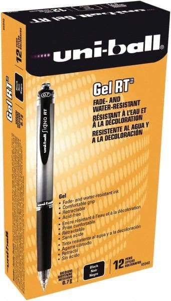 Uni-Ball - 0.7mm Retractable Pen - Black - Eagle Tool & Supply