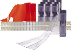 Aleco - 8' Door Width x 10' Door Height PVC Clear Smooth Anti-Insect Strip Door Kit - Clear - Eagle Tool & Supply