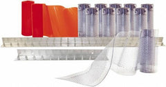 Aleco - 6' Door Width x 8' Door Height PVC Clear Smooth Anti-Insect Strip Door Kit - Clear - Eagle Tool & Supply