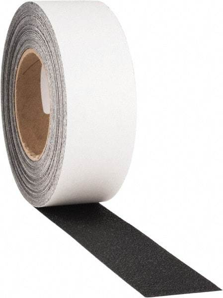 PRO-SAFE - Black Solid Color Anti-Slip Vinyl Tape - 2" Wide x 60' Long, General Traffic - Eagle Tool & Supply