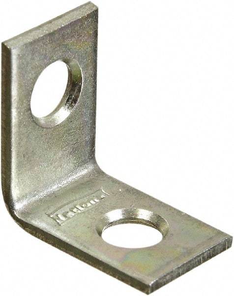 National Mfg. - 3/4" Long x 1/2" Wide, Steel, Corner Brace - Zinc Plated - Eagle Tool & Supply