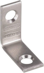 National Mfg. - 1" Long x 1/2" Wide, Stainless Steel, Corner Brace - Stainless Steel Coated - Eagle Tool & Supply