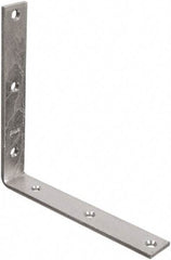 National Mfg. - 8" Long x 1-1/4" Wide, Steel, Corner Brace - Zinc Plated - Eagle Tool & Supply