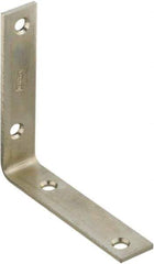 National Mfg. - 4 Inch Long x 7/8 Inch Wide, Steel, Corner Brace - Zinc Plated - Eagle Tool & Supply