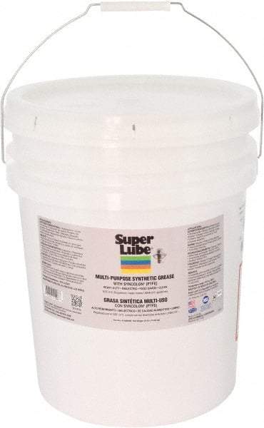 Synco Chemical - 30 Lb Pail Synthetic Lubricant w/PTFE General Purpose Grease - Translucent White, Food Grade, 450°F Max Temp, NLGIG 000, - Eagle Tool & Supply