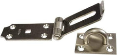 National Mfg. - 2-1/2" Wide, Safety Hasp - Stainless Steel - Eagle Tool & Supply