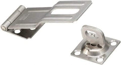 National Mfg. - 1-1/2" Wide, Latching Post Hasp - Stainless Steel - Eagle Tool & Supply