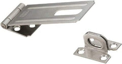 National Mfg. - 1-1/2" Wide, Safety Hasp - Stainless Steel - Eagle Tool & Supply