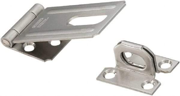 National Mfg. - 1-1/2" Wide, Safety Hasp - Stainless Steel - Eagle Tool & Supply