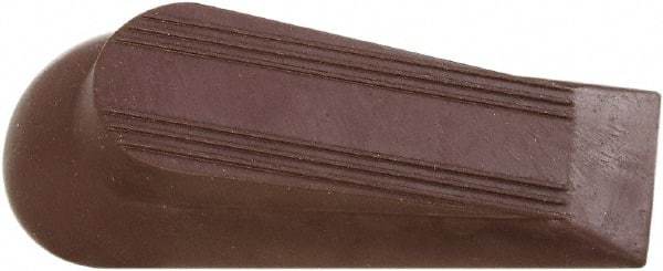 National Mfg. - 4" Projection Door Stop - Foot Mount, Brown Finish - Eagle Tool & Supply