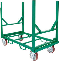 Greenlee - 2,500 Lb Capacity, 28-1/2" Wide x 48" Long x 36-1/2" High Bundler Cart - 1 Shelf, Steel - Eagle Tool & Supply