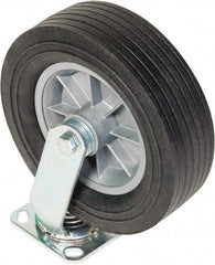 Greenlee - 10" Diam x 3" Wide x 12" OAH Top Plate Mount Swivel Caster - Semi-Pneumatic, 650 Lb Capacity, 2-3/4 x 3-1/2" Plate - Eagle Tool & Supply