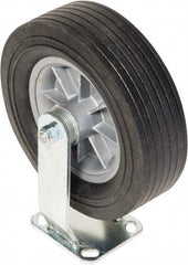 Greenlee - 10" Diam x 3" Wide x 12" OAH Top Plate Mount Rigid Caster - Semi-Pneumatic, 650 Lb Capacity, 2-3/4 x 3-1/2" Plate - Eagle Tool & Supply