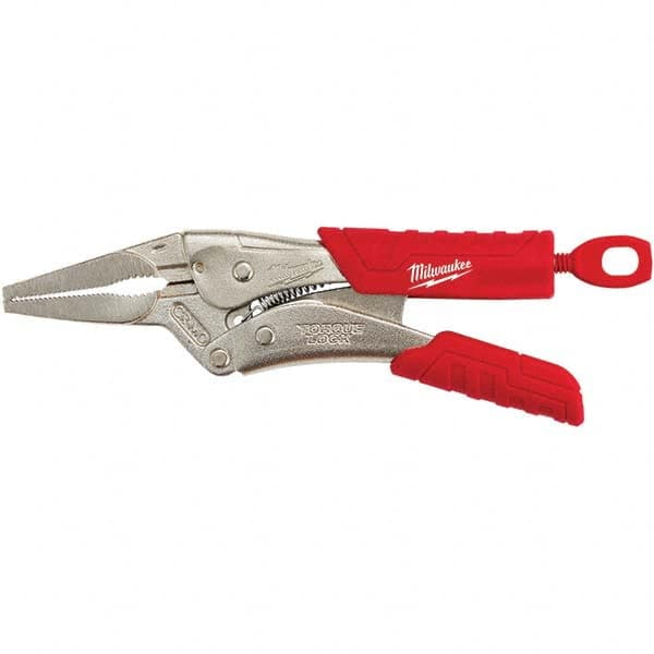 Milwaukee Tool - Locking Pliers Plier Type: Locking Pliers Jaw Style: Long Nose - Eagle Tool & Supply