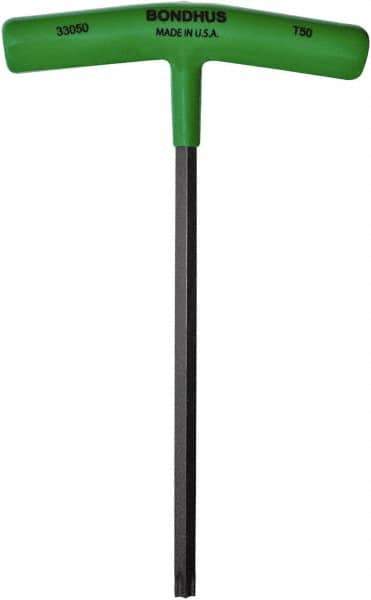 Bondhus - T50 Torx Key - T-Handle Cushion Grip, 212mm OAL - Eagle Tool & Supply